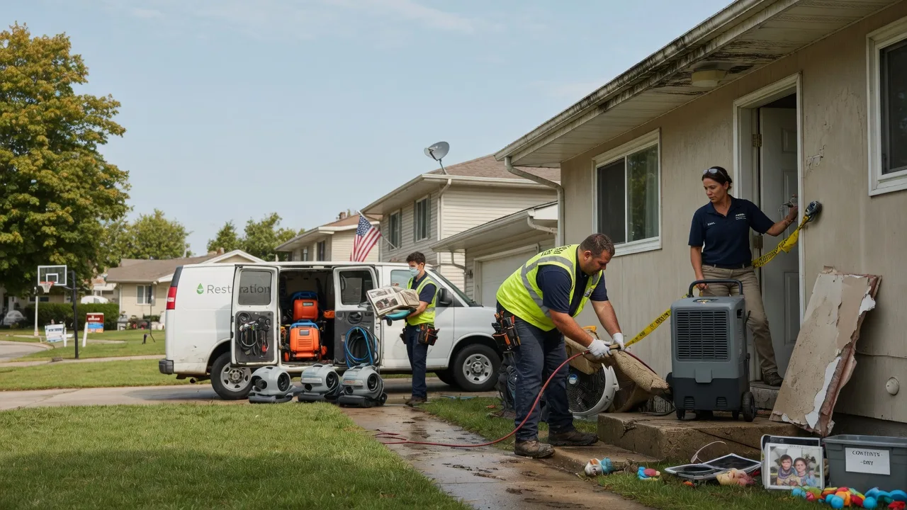 Water Damage Restoration in Morris, IL near me